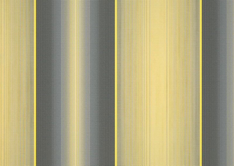 Zonweringdoek: grey/lemon (Dessinnr.: A | 4-208), Collectie: hi hello!, Aanzicht: Doorschijnend licht