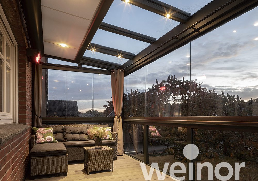 Toit de terrasse en verre weinor Terrazza Sempra Oasis de verre®