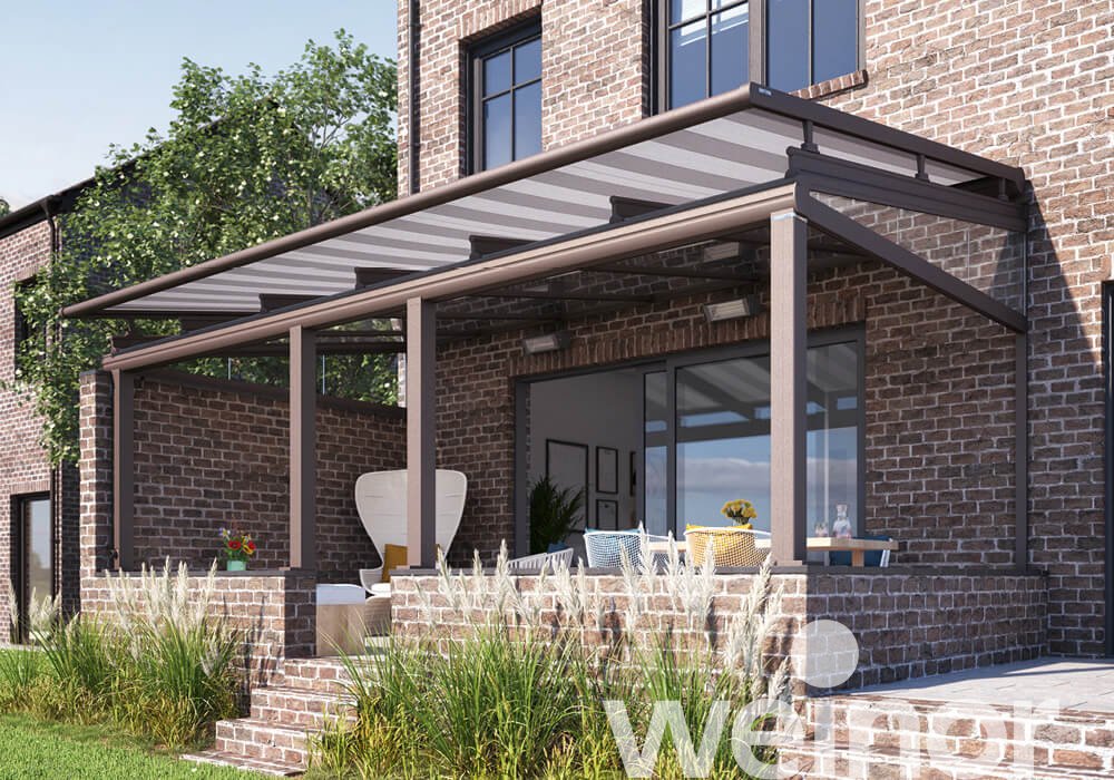 The weinor over roof conservatory awning