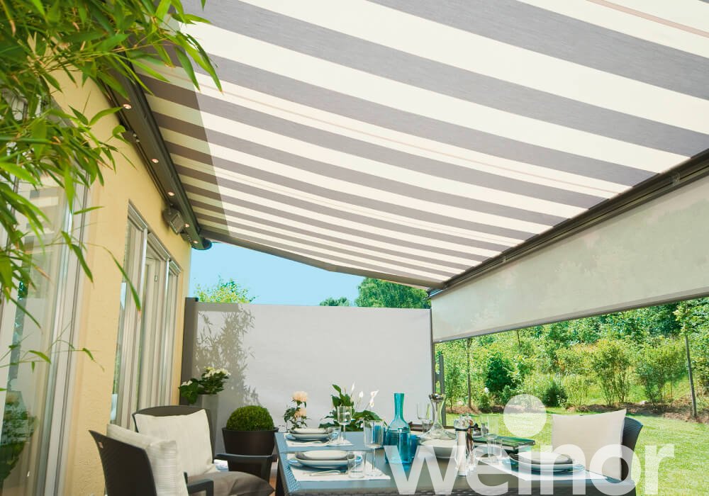 Zonneschermen weinor Opal Design II met Volant Plus