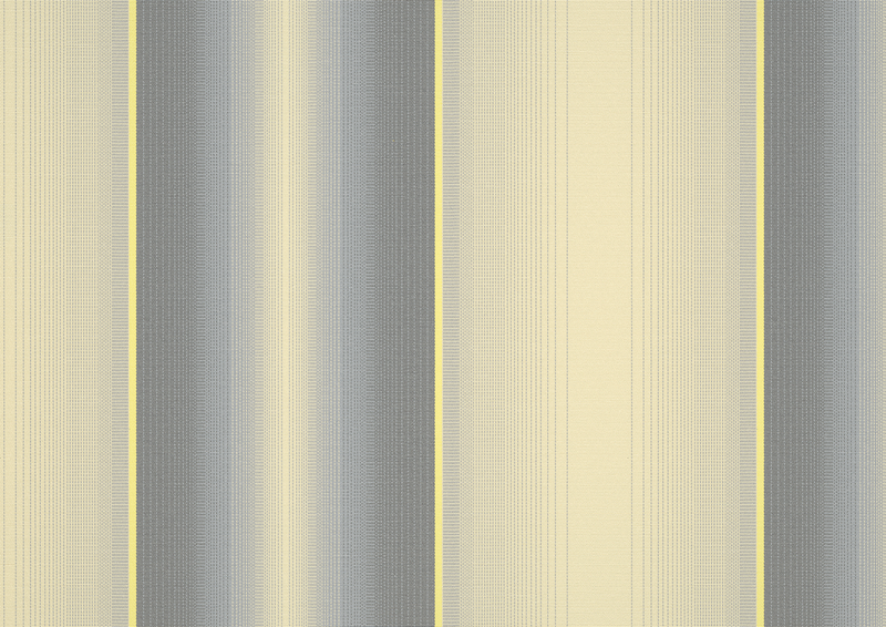 Zonweringdoek: grey/lemon (Dessinnr.: A | 4-208), Collectie: hi hello!, Aanzicht: Direct licht