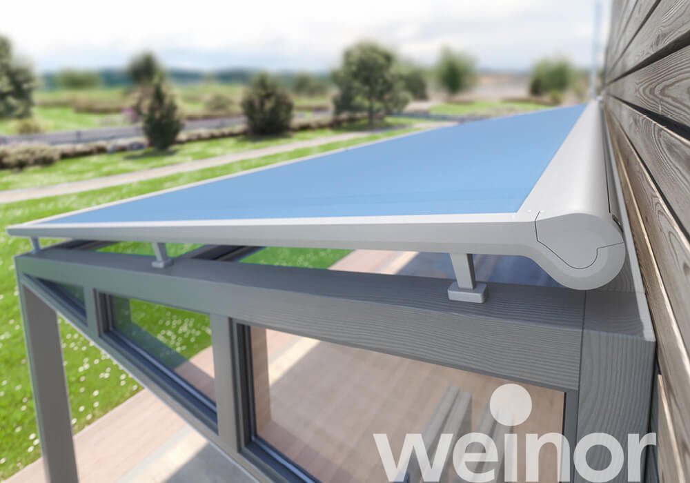 The weinor over roof conservatory awning