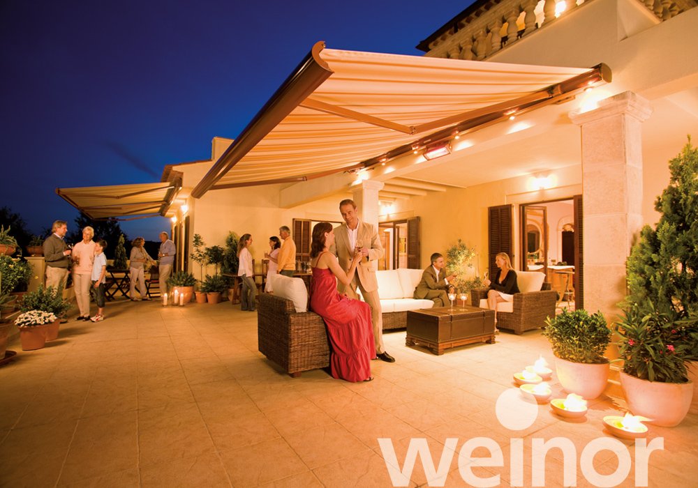 Zonneschermen weinor Opal Design II met ledverlichting