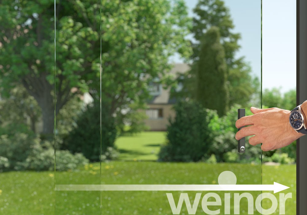 Glas-Schiebewand weinor w17 easy Close Up