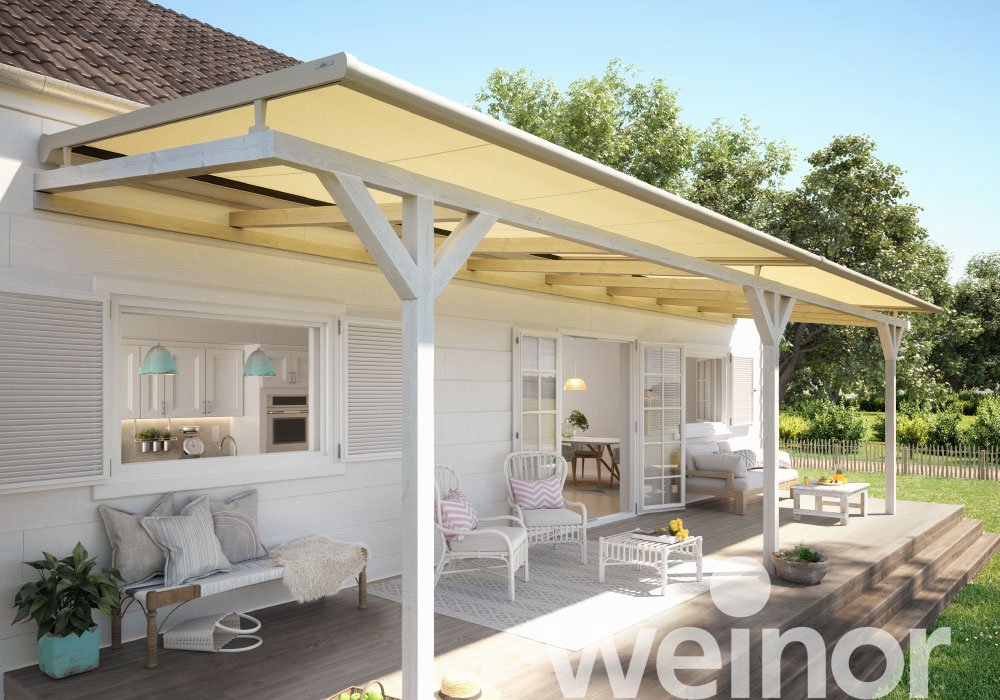 The weinor over roof conservatory awning