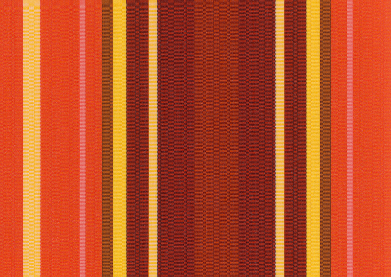 Awning fabric: cinnabar/yellow (Pattern no.: A | 4-665), Collection: hi hello!, View: Transmitted light