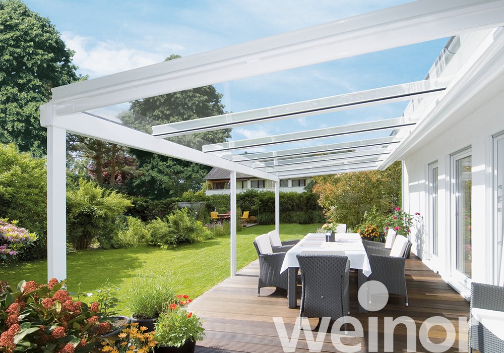 Glas-Terrassendach weinor Terrazza Originale ohne LED Beleuchtung