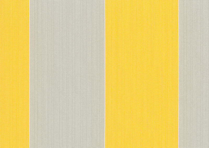 Awning fabric: banana/silver (Pattern no.: A | 4-661), Collection: hi hello!, View: Incident light