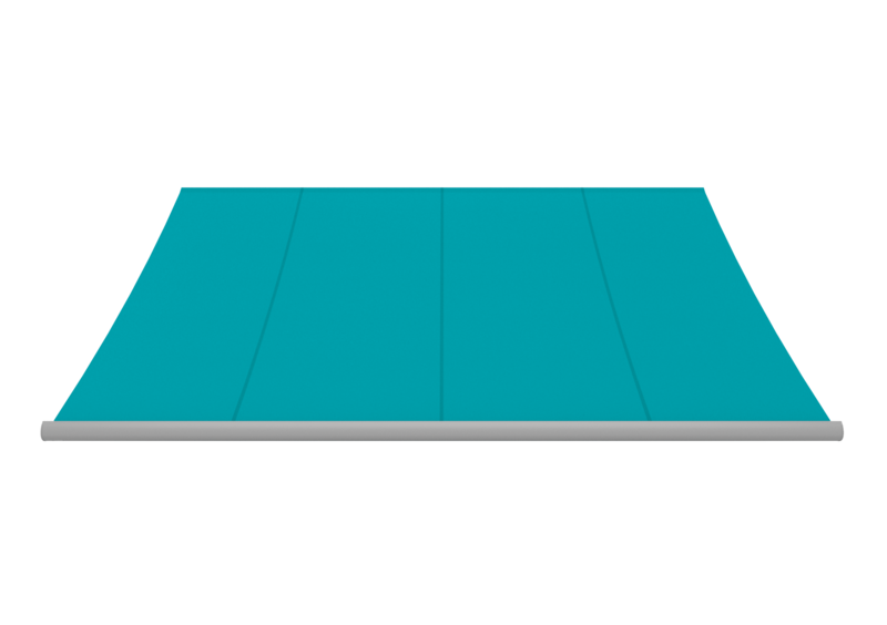 Zonweringdoek: turquoise (Dessinnr.: A | 3-850), Collectie: hi hello! Zonweringdoek: turquoise (Dessinnr.: A | 3-850), Collectie: hi hello!