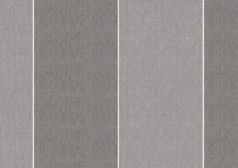Zonweringdoek: pepper/white 30 (Dessinnr.: P | 8-001), Collectie: modern basics blue@