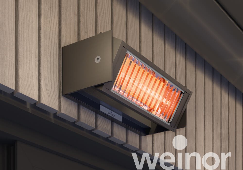 Toit de terrasse en verre weinor Terrazza Sempra Gros plan