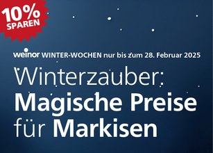 Winterzauber: Magische Preise für Markisen 